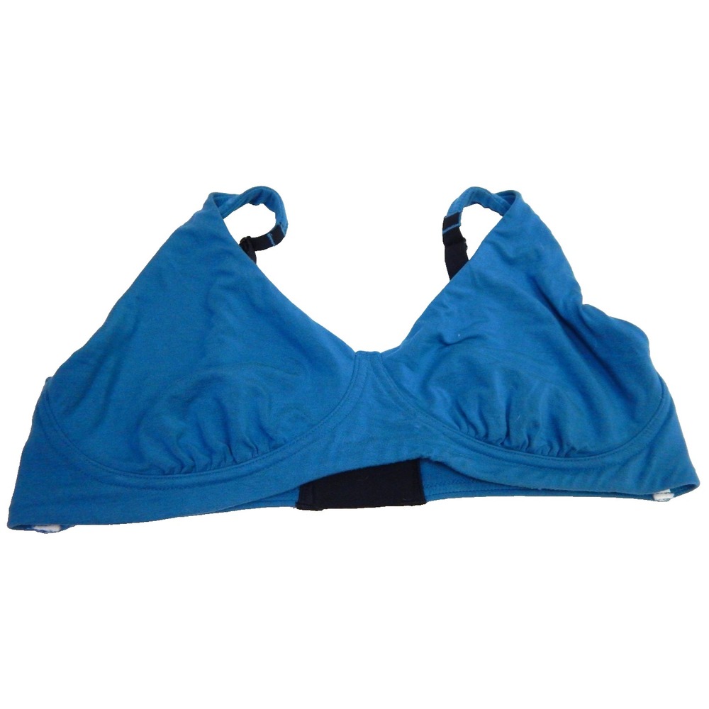 MeUndies Women's XL Bralette Blue Soft Jersey Knit Wire Free Lounge Comfy
